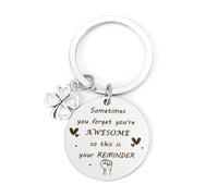 Inspirational Gifts For Women,Inspirational Gifts,"Sometimes You Forget You'Re Awesome So This Is Your Reminder",Christmas Gifts For Women Girls Men Boys Best Friend Birthday Christmas Keychains