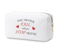 Inspirational Gifts for Women Makeup Bag Positive Motivational Gifts Encouragement Gifts for Friends Daughter Sister Coworker Cheer up Gifts Cosmetic Bag Employee Teacher Gift Christmas Birthday Gift