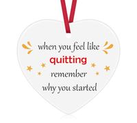 Inspirational Gifts for Women Men Friend Christmas Ornament Motivational Gifts Encouragement Decor Gift Ceramic Ornament Graduation Motivational Decorative for Son Daughter Cheer Up Gift for Women