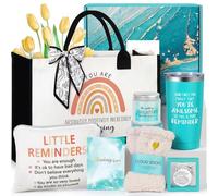 Inspirational Gifts for Women, Motivational Gifts Encouragement Gifts Cheer Up Christmas Birthday Gift with Positive Affirmations Little Reminders Tote Bag for Her Sister Best Friend Coworker