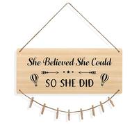 Inspirational Gifts for Women - Wooden Plaques With Quotes, Wall Hanging Decorations for Bedroom - Gifts for Her Motivation