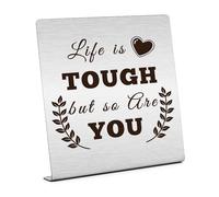 Inspirational Gifts Motivational Gift Quote Desk Decor Sign Encouragement Gift for Friend Positive Desk Decor Sign Sympathy Gift for Colleague Cheer up Gifts Graduation Birthday Gifts for Sister