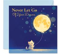 Inspirational Good Luck Card, Chase Your Dreams with a Smile