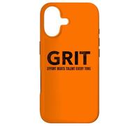 Inspirational Grit Effort Beats Talent Motivational Case for iPhone 17