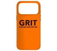 Inspirational Grit Effort Beats Talent Motivational Case for iPhone 17 Pro Max