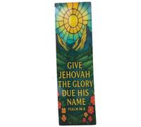 Inspirational JW Bookmark - Jehovah’s Witness Bible Scripture Bookmark for Study, Ministry & Encouragement - Faith-Based Gift for Pioneers, Congregation & Bible Readers (Glory Due)