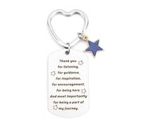 Inspirational Key Rings for Women & Men - Thank You & Well Done Gifts - Believe in Yourself & Appreciation Keyrings