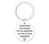 Inspirational Keyring For Friends Sisters Daughter Women Inspirational Gifts Sometimes You Forget You Are Awesome So This Is Your Reminder