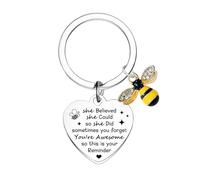 Inspirational Keyring Gifts for Women She Believed She Could So She Did Encouragement Gift for Daughter Sister Best Friends Congratulation Gifts Graduation Gifts