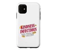 Inspirational Kindness Poetic Quote Positivity Typography Case for iPhone 11
