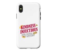 Inspirational Kindness Poetic Quote Positivity Typography Case for iPhone X/XS