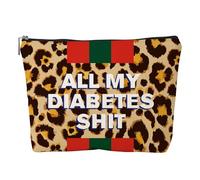 Inspirational Letters Print Imitation Linen Makeup Bag Organizer Practical Cosmetics Toiletries Pouches for Travel Use Women Cosmetics Bag