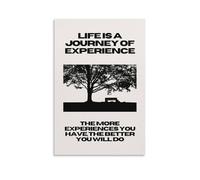Inspirational Life Quote Wall Art Motivational Poster with Tree Silhouette And Uplifting Message Positive Self Growth Journey Decor Office Bedroom Or Living Room Modern Print Gift 20x30inch Unframe