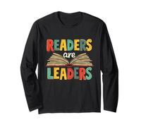 Inspirational Literacy Readers are Leaders Motivational Long Sleeve T-Shirt