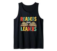 Inspirational Literacy Readers are Leaders Motivational Tank Top