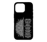 Inspirational Mandala Spiritual Growth Mindset Affirmation Case for iPhone 16 Pro