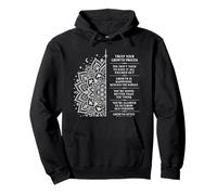 Inspirational Mandala Spiritual Growth Mindset Affirmation Pullover Hoodie