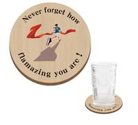 Inspirational Motivational Gifts: Well Done, Funny Coaster, Positive Proud You Are Awesome Gift
