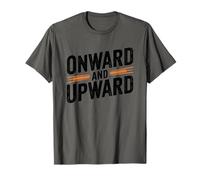Inspirational Motivational, Onward and Upward Distressed T-Shirt