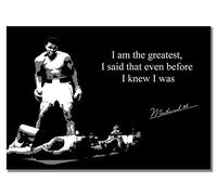 Inspirational Muhammad Ali #2 A2 Unframed American Boxer Sport Quote Poster Motivation Fight Photo
