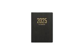Inspirational Notebook 4pcs A7 Mini Agenda Book Portable Diary Weekly Planner Notebooks To Do List Notepad With Calendar School Office Supplies(Black)