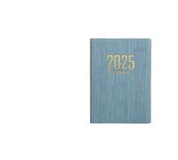 Inspirational Notebook 4pcs A7 Mini Agenda Book Portable Diary Weekly Planner Notebooks To Do List Notepad With Calendar School Office Supplies(Darkblue)