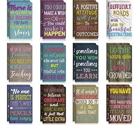 Inspirational Notepads Mini Motivational Notebook Small Pocket Journal Notepads Inspiring Notebook for School Office Travel Present Supplies, 12 Styles (Cute Style,24 Pieces)
