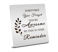 Inspirational Office Decor Motivational Gifts for Women Encouragement Gifts for Employees Thank You Gifts Plaque Desk Decor for Home Office Cheer up Gifts for Coworker Birthday Gifts