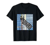 Inspirational Peace Quote Retro Comic Pop Art Design Value Graphic T-Shirt, Men, Black, S