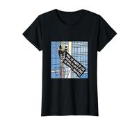 Inspirational Peace Quote Retro Comic Pop Art Design Value Graphic T-Shirt, Women, Black, M