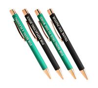 Inspirational Pens - 4 Packs Pen, Pens Set, Pen, Pastor Appreciation Gift Pen, Pastor Religious Pen Set for Church School Business Home and Much More