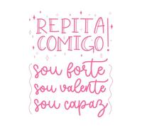 Inspirational Portuguese Quote: It's Never Too Late as Long as You Have The Will Don't let Your Dreams just be Dreams. Vinyl Wall Decals 64x81cm It Won't Fall Off Pink