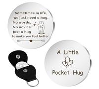 Inspirational Positive Motivational Mindfulness Retirement Gifts Pocket Hugs for Graduation Friends Teacher Nurse Bestie Family Good Luck Gifts Teachers' Father's Mother's Valentine's Day Christmas