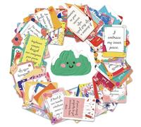 Inspirational Quote Cards with Positive Affirmations & Kindness Notes - 50 Pack Motivational Encouragement Cards for Wellbeing, Coworkers, Teachers & Adults, Vibrant Floral Designs