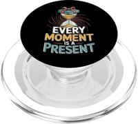 Inspirational Quote Every Moment Is A Present Live Now PopSockets PopGrip for MagSafe