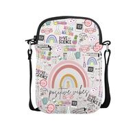 Inspirational Quote Gift IVF Encouragement Gift Support Gift Infertility Gift Positive Vibes Crossbody Bag (positive vibes cb UK)