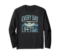 Inspirational Quote Mountain Design Motivational Long Sleeve T-Shirt