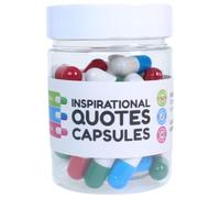 Inspirational Quotes Capsules Gifts for Women Positive Affirmation Messages Gift for Her (Positive Mixed Colors, 50 Count)