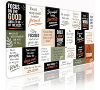 Inspirational Quotes Extended Mouse Pad, 35.4"x 15.7" Large Gaming Desk Mat