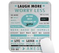 Inspirational Quotes Laugh More Worry Less Don't Forget to Be Awesome Mouse Pad Design, Work Hard Be Humble Follow Your Dreams Live Laugh Love Motivational Quote Mouse Pads