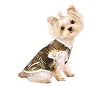 Inspirational Quotes print Dog Clothes T Shirts for Small Dogs Breathable Puppy Kitten Dog Shirts for Pet Dogs Cats