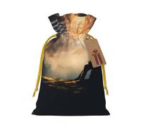 Inspirational Quotes Print Drawstring Pouch For Gifts,Reusable Adorable Gift Bags,Perfect For Jewelry And More