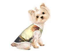 Inspirational Quotes Print Lightweight Dog Vest, Cat Sleeveless Shirt, Breathable Mesh Design for Summer Walking and Play