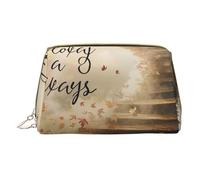 Inspirational Quotes Printed Cosmetic Bags for Women Mom, Small PVC Leather Travel Makeup Bag Cute Gifts Toiletry Bag with Zipper