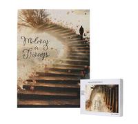Inspirational Quotes Printed Wooden Intelligence Puzzle 38x52 CM, 500 Pieces(boxed) Jigsaw Puzzles Education Game for Adults, Home Decoration Puzzle