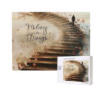Inspirational Quotes Printed Wooden Intelligence Puzzle 52x38 CM - 500 Pieces(boxed) Jigsaw Puzzles Education Game for Adults - Home Decoration Puzzle