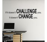 Inspirational Quotes Wall Decals for Office: Classroom Motivational Positive Vinyl Art Wall Stickers for School Gym Bedroom - Success Starts with Discipline 28.6" X 15"