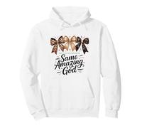 Inspirational Same Amazing God Stylish Bow Faithful New Year Pullover Hoodie