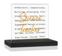 Inspirational Science Teacher Gifts for Women or Men, Appreciation Sign for Educator, Mentor, STEM Teacher, School Staff, Desk Décor for Teacher Day, Graduation Decor Sign Plaque VA13