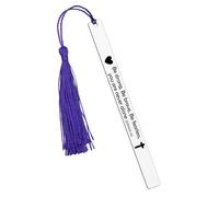Inspirational Scripture Bookmarks Bookmark with Tassel Christian Bible Bookmarks Gift Faith Bookmarks for Women Men Friends Teachers Coworker Book Lovers Religious Metal Engraved Book Mark
